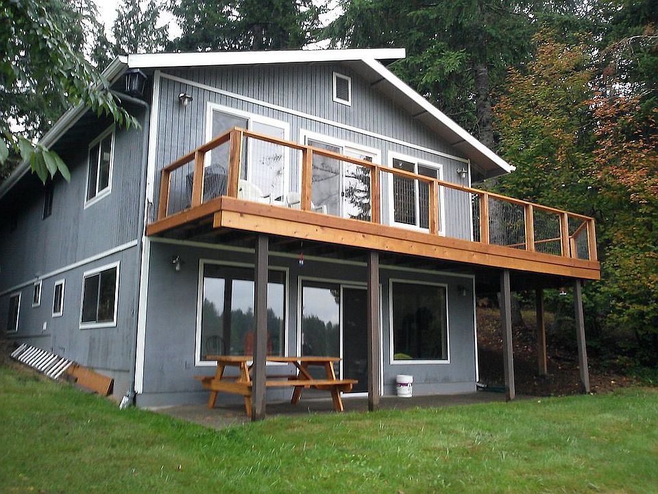 Lakeside of cabin