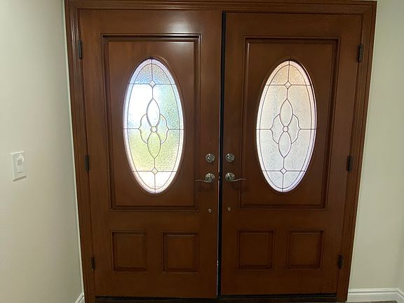 Front door view from inside