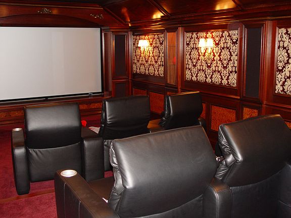 Theatre, Mahogany, Burl and Tapestry