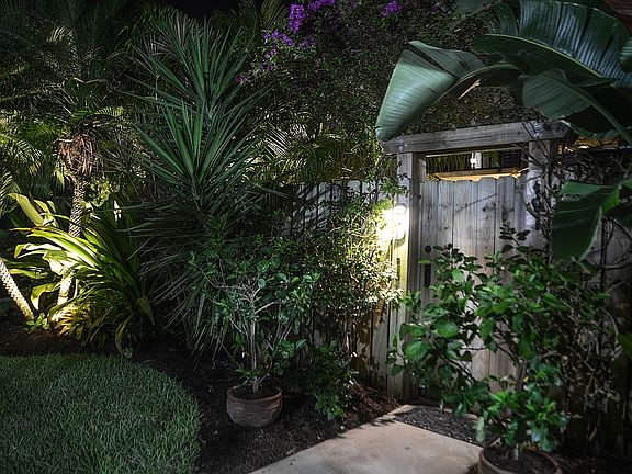 Front Gate Entrance at Night
