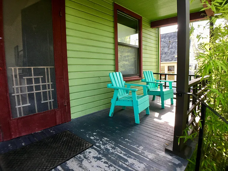 Covered front porch