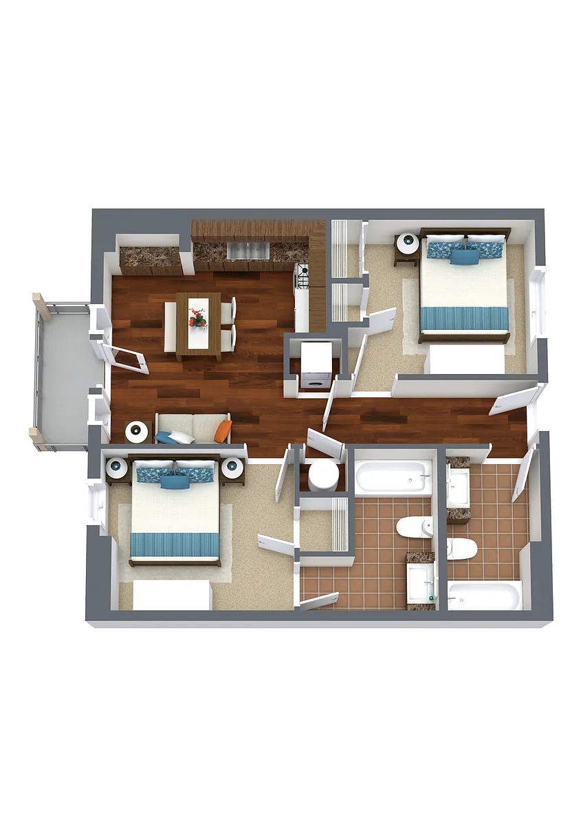 Floor plan H Plan
