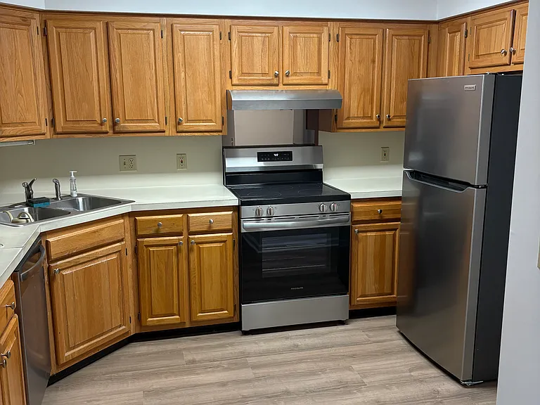 Kitchen with new appliances