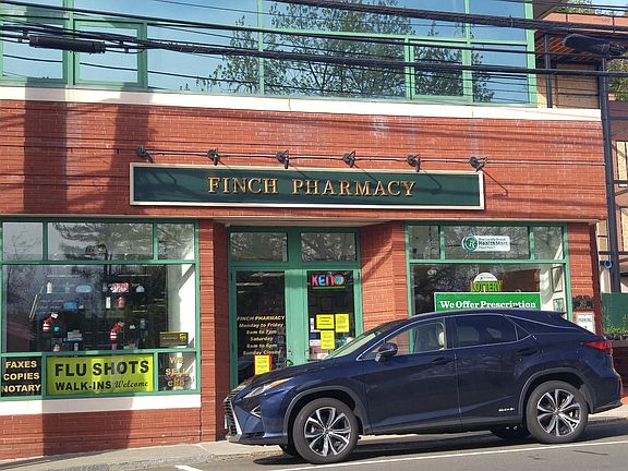 Pharmacy around the corner.