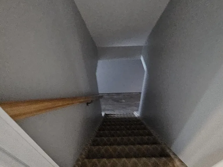stairway from second to first floor