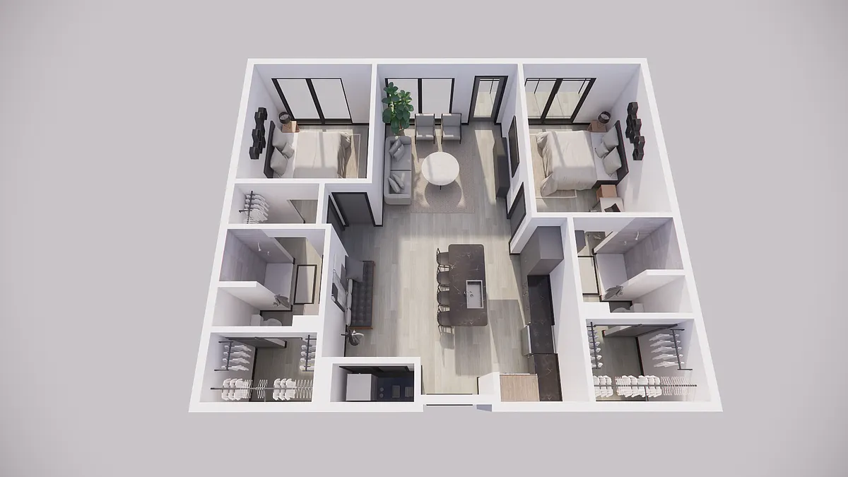 Floor plan The Post