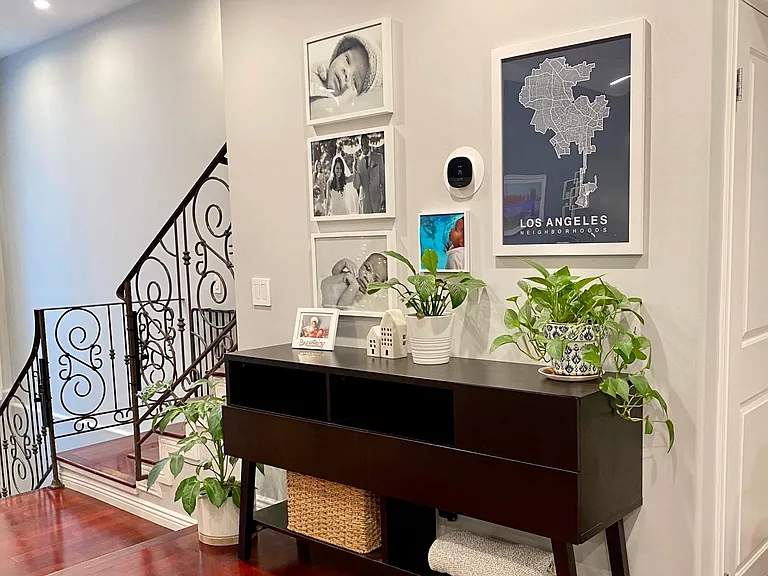 Smart thermostat and smoke detectors throughout