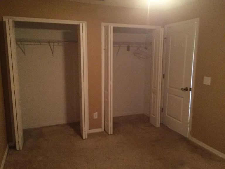 Multiple large closets with a ton of storage space