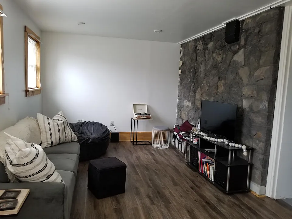 Living room from entry way