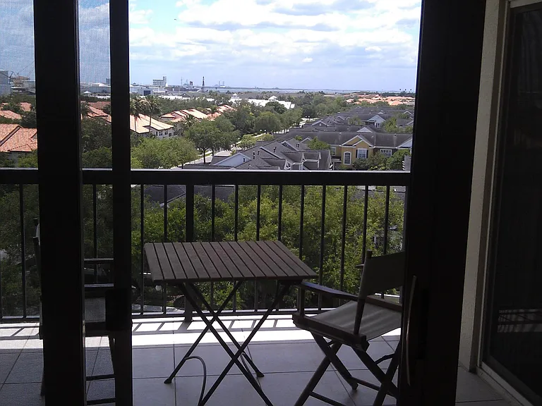 Balcony views.