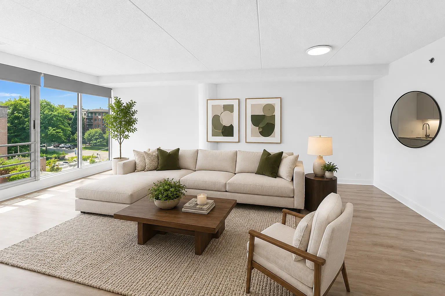 Brand-New 1 Bedroom in Downtown Highland Park | Private Terrace | Steps to Metra — Photo 1