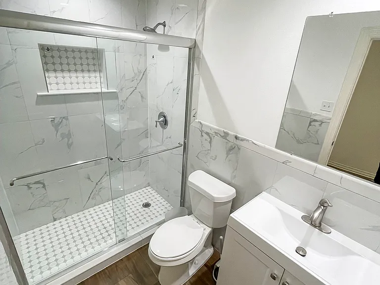 Back house bathroom.