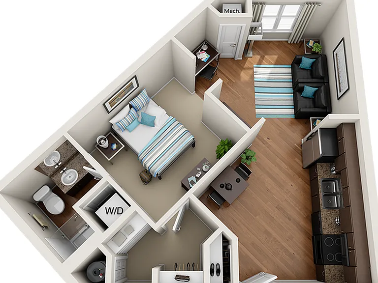 1x1- FLATS AT CARRS HILL ATHENS - FACH