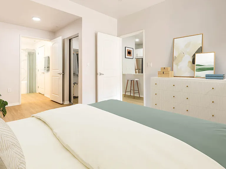 Bedroom with Hard Surface Flooring