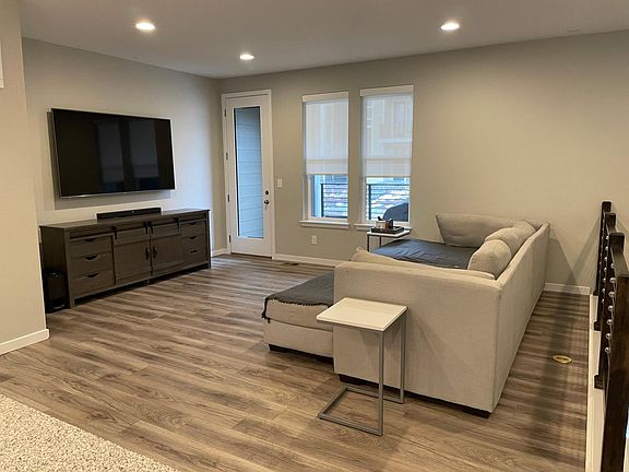Living room and patio