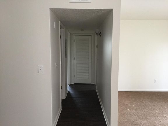 Hallway and Living Room; new flooring, new lighting and fres