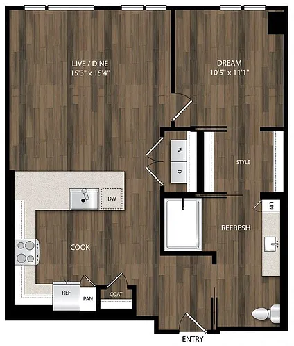 Floor plan A17 ANSI