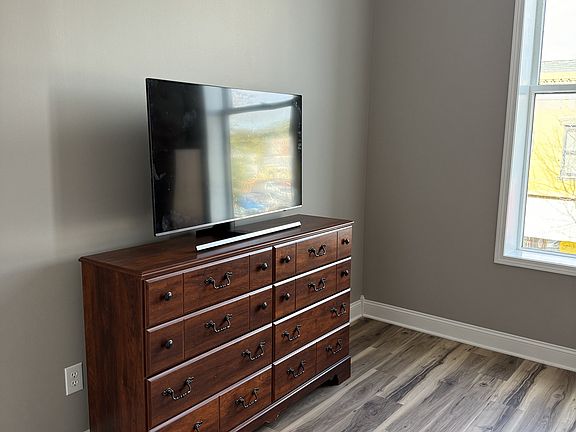 Dresser & TV in bedroom