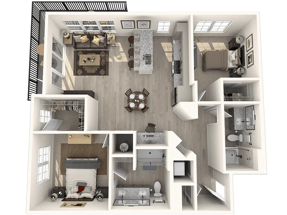 Floor plan B3