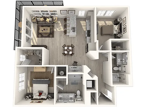 Floor plan B3