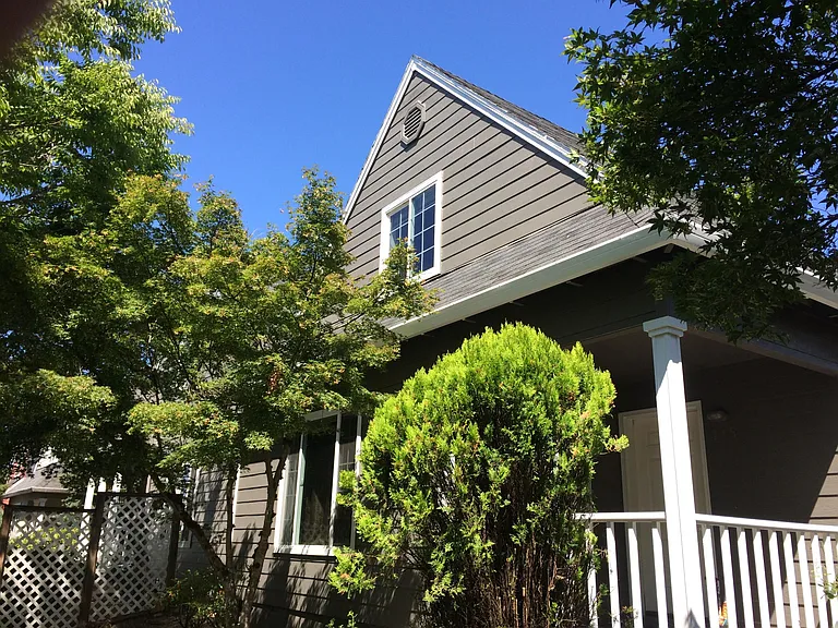 Front view facing Foothills