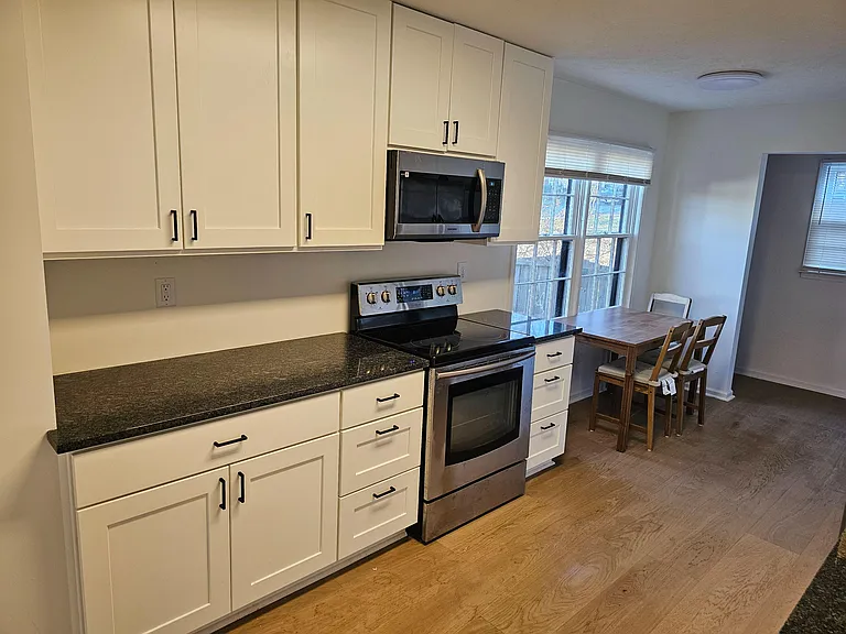 Kitchen stainless steel appliances