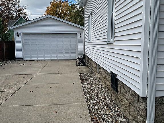 Long Driveway  & Garage