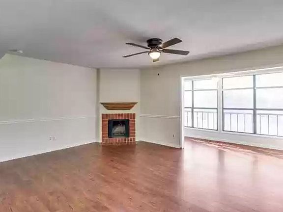 Living room fireplace