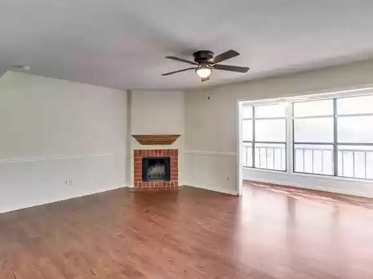 Living room fireplace
