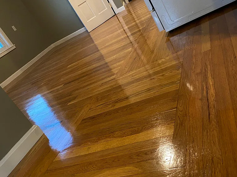NEWLY REFURBISHED HARDWOOD FLOOR