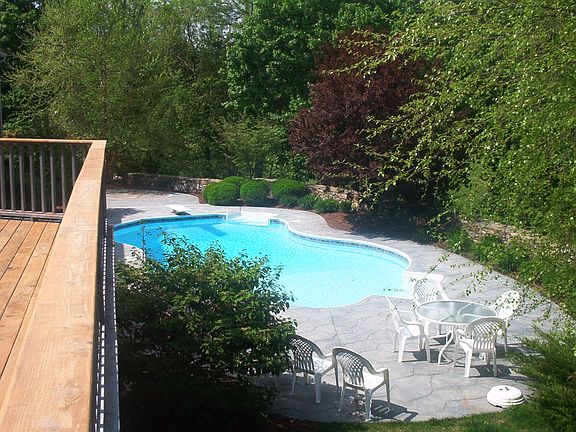 Deck and pool
