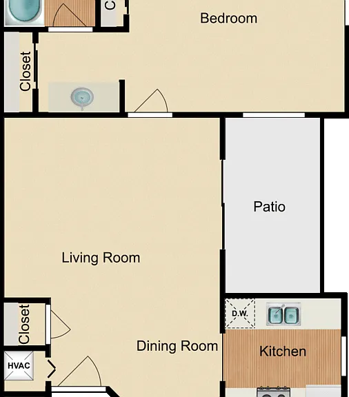 Plan B Floorplan Diagram