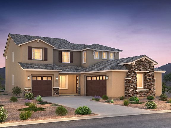 Starwood Elevation B with Stone Veneer