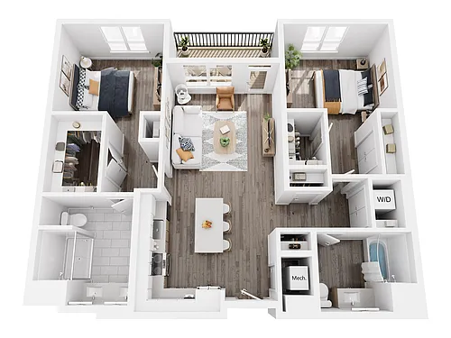 Floor plan B7