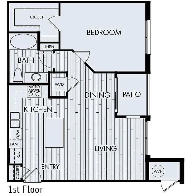 Floor plan Zenith Plan 1B