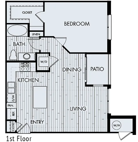 Floor plan Zenith Plan 1B