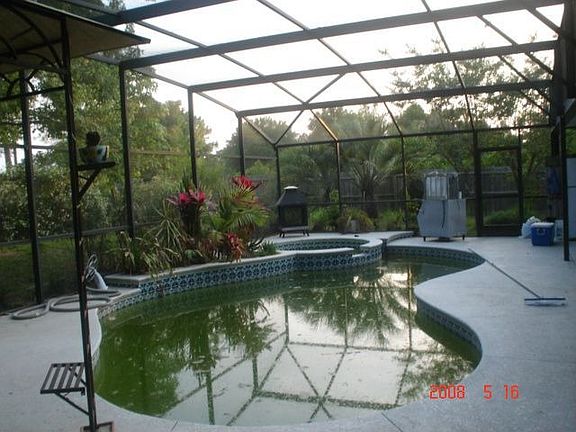 12 x22 ft Pool Screen Enclosed