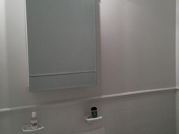 Vanity in the bathroom.