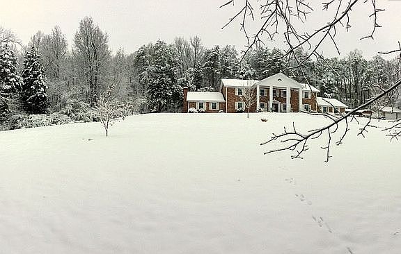 Winter snow fall 2019
