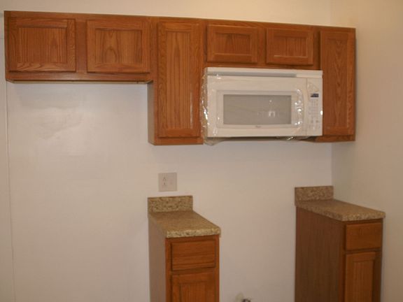 Fresh paint, new microwave