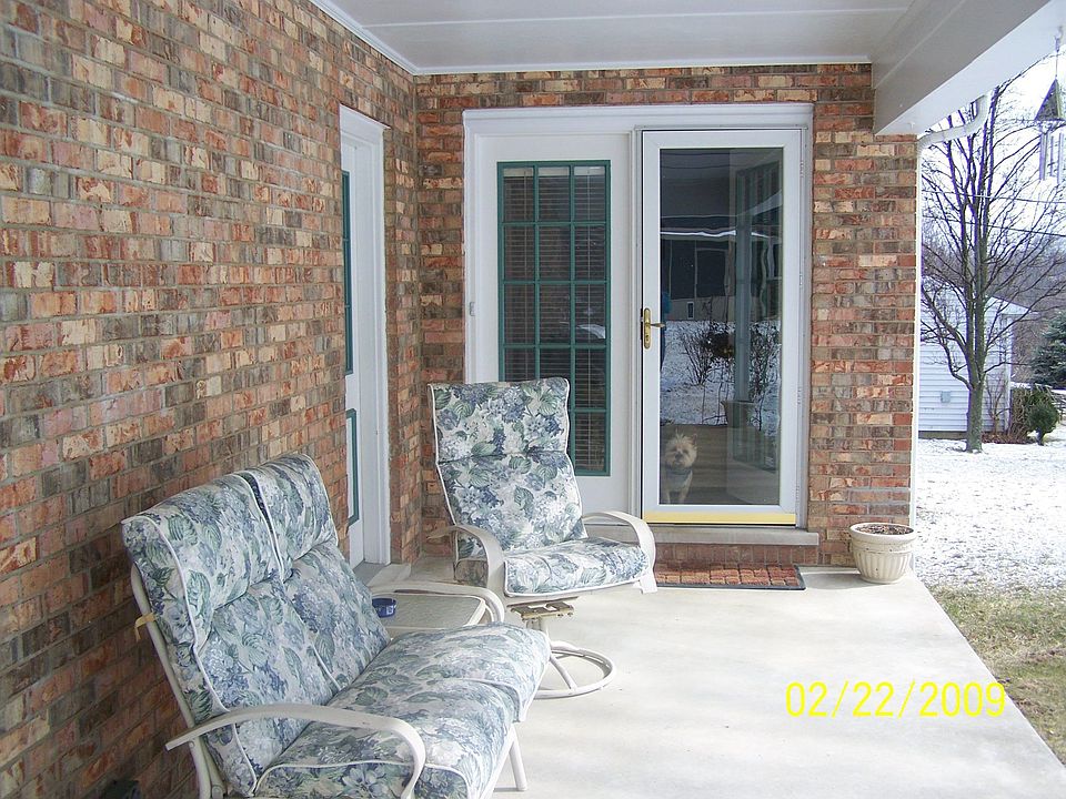 Relaxing covered porch