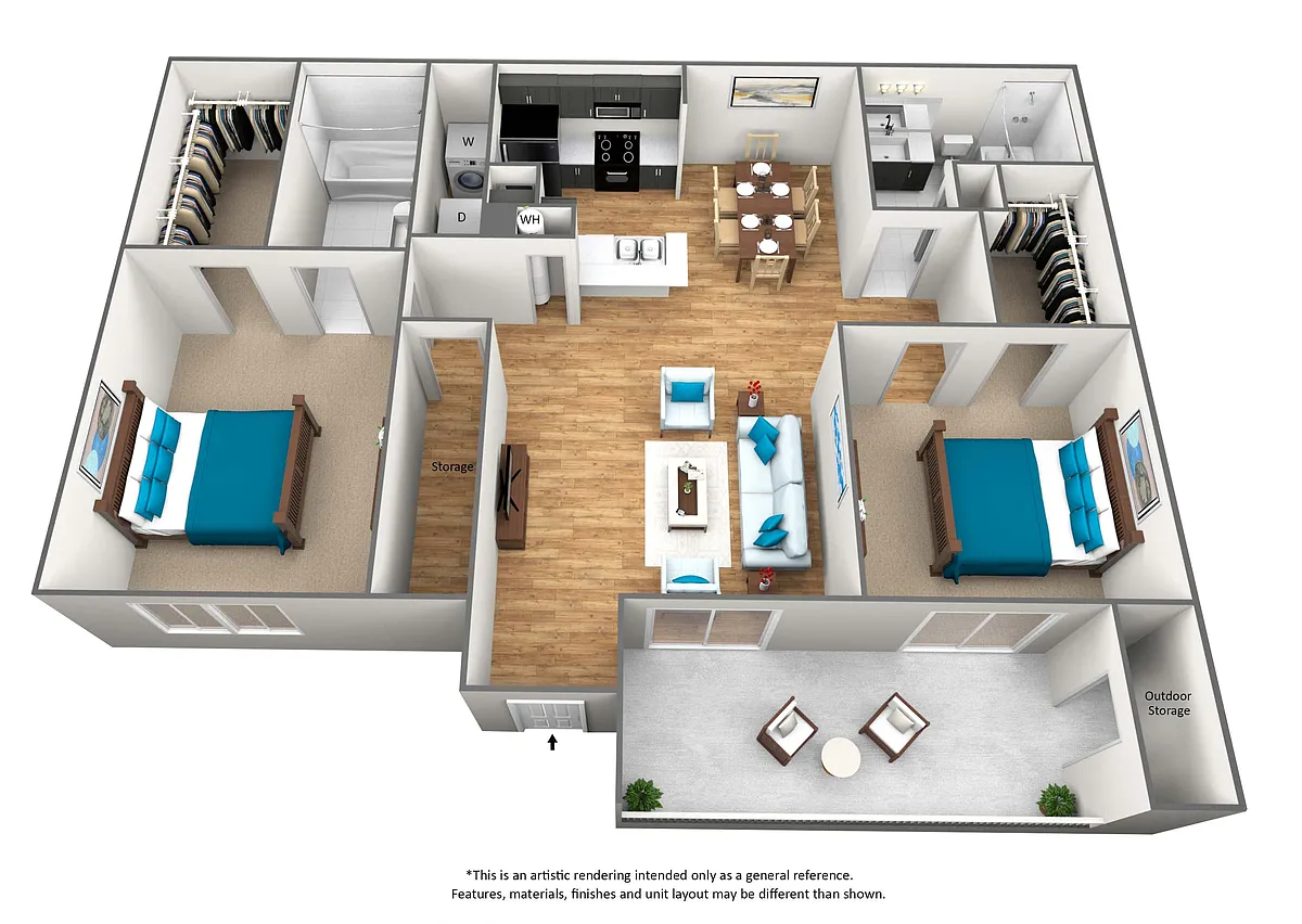 Floor plan The Chipodia