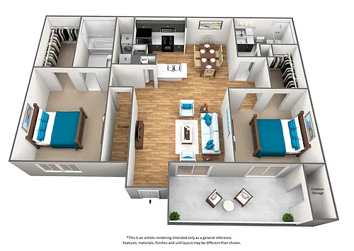Floor plan The Chipodia
