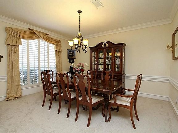 Large dining room offers room for a large dinner party!