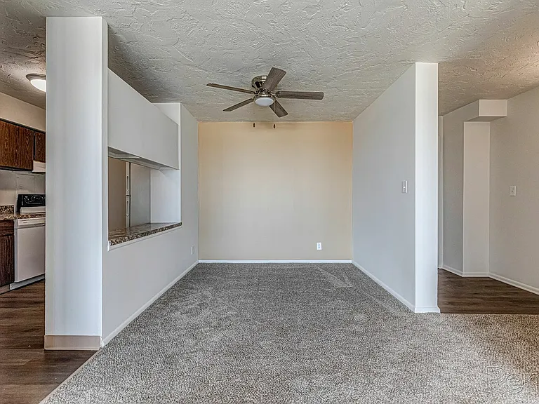 3 Bedroom - View of Kitchen / Dining Room / Entry