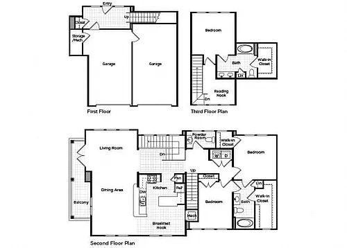 Floor plan C3TH