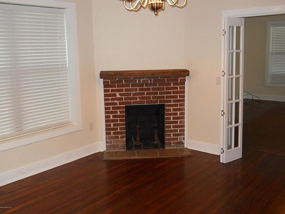 Dining room fireplace