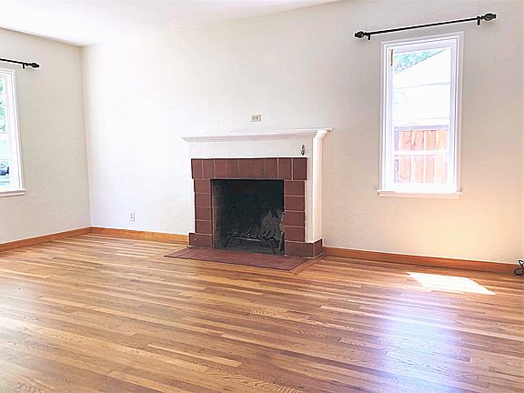 Living room with hardwood floors