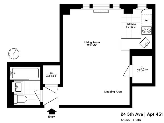 2nd image of 24 5th Ave APT 431