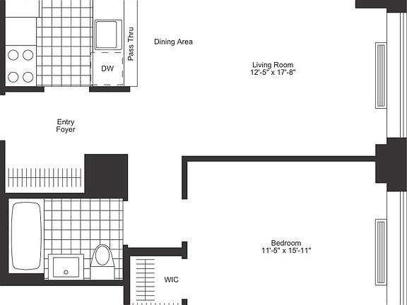2nd image of 400 Chambers St Penthouse J